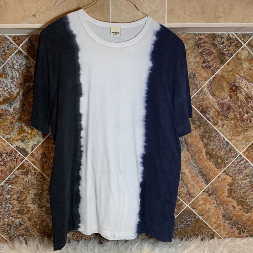 Baldwin Men’s Clinton Tie Dye Colorblock Tee, Size XL